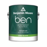 Benjamin Moore BEN Semi-Gloss Interior Paint & Primer (Base 1) – 1 Gallon