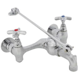 Commercial Two Handle 8" Wall Mount Service Sink Faucet (28T9)